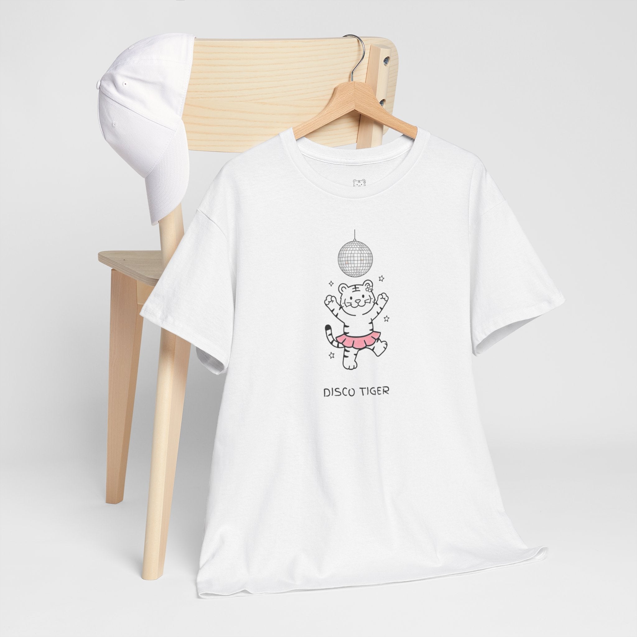 T-shirt graphique mignon | Édition Ballerine Disco Tiger™