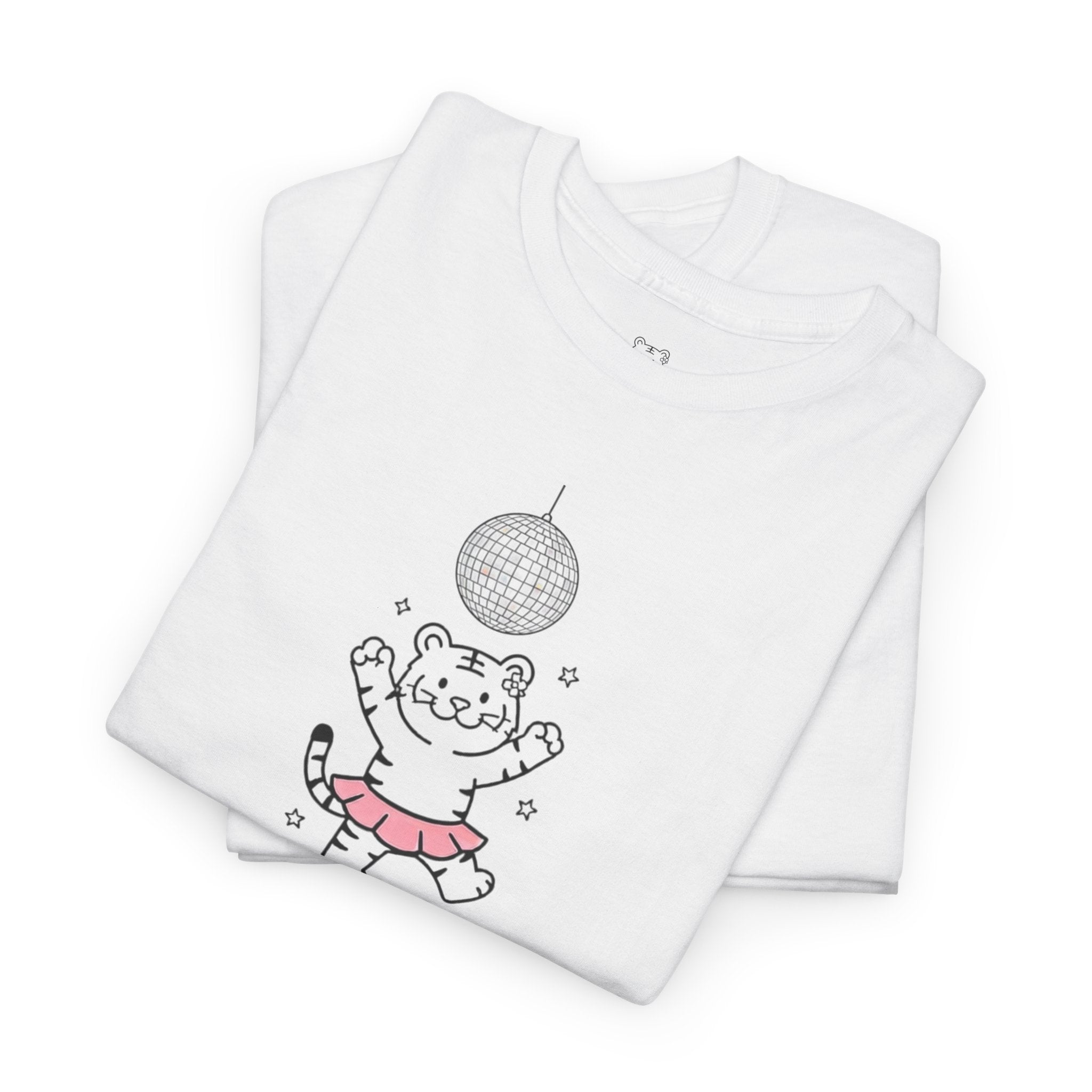 T-shirt graphique mignon | Édition Ballerine Disco Tiger™
